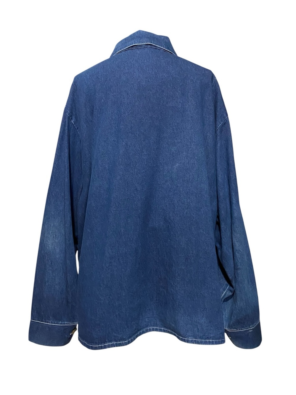 Vintage Pointer Denim Chore Coat Barn Jacket 4X 5X USA Workwear Streetwear - Picture 12 of 14
